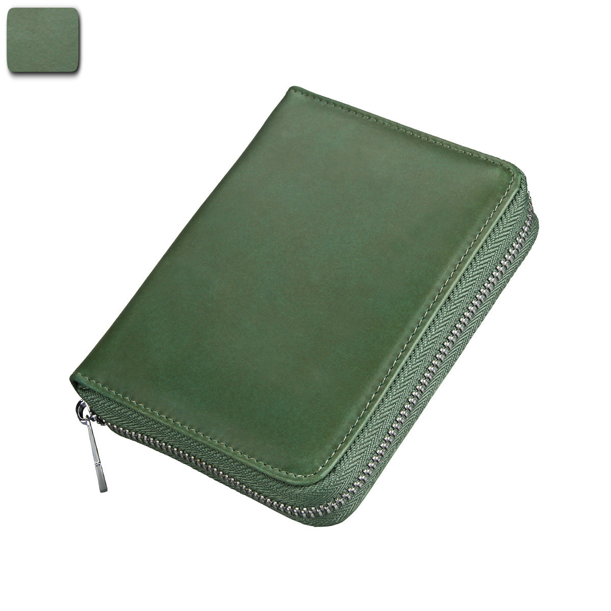 Expanding Card Holder Men's Passport Holder Cowhide Multi-functional